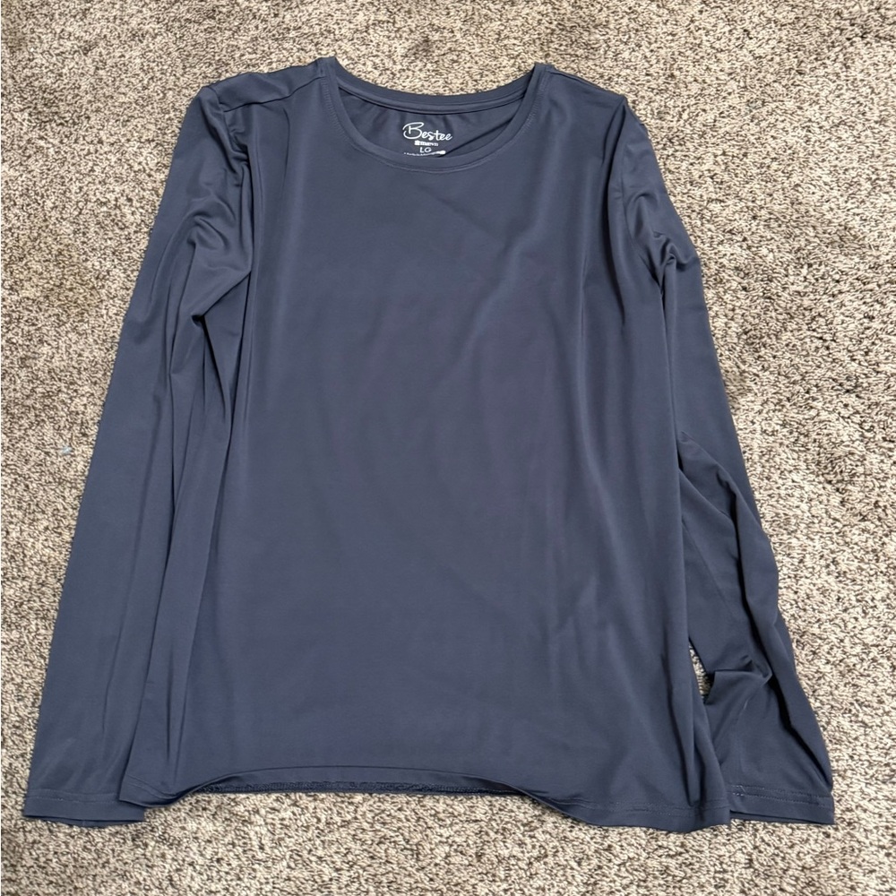 Gray Long Sleeve Shirt